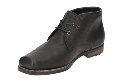 THINK THINK SCHUHE GURU SCHWARZ HERRENSTIEFELETTE ELEGANTE STIEFELETTEN 3-000503-0000