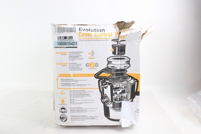 InSinkErator Evolution Cover Control Plus 3/4 HP Batch Feed Garbage Disposal NEW