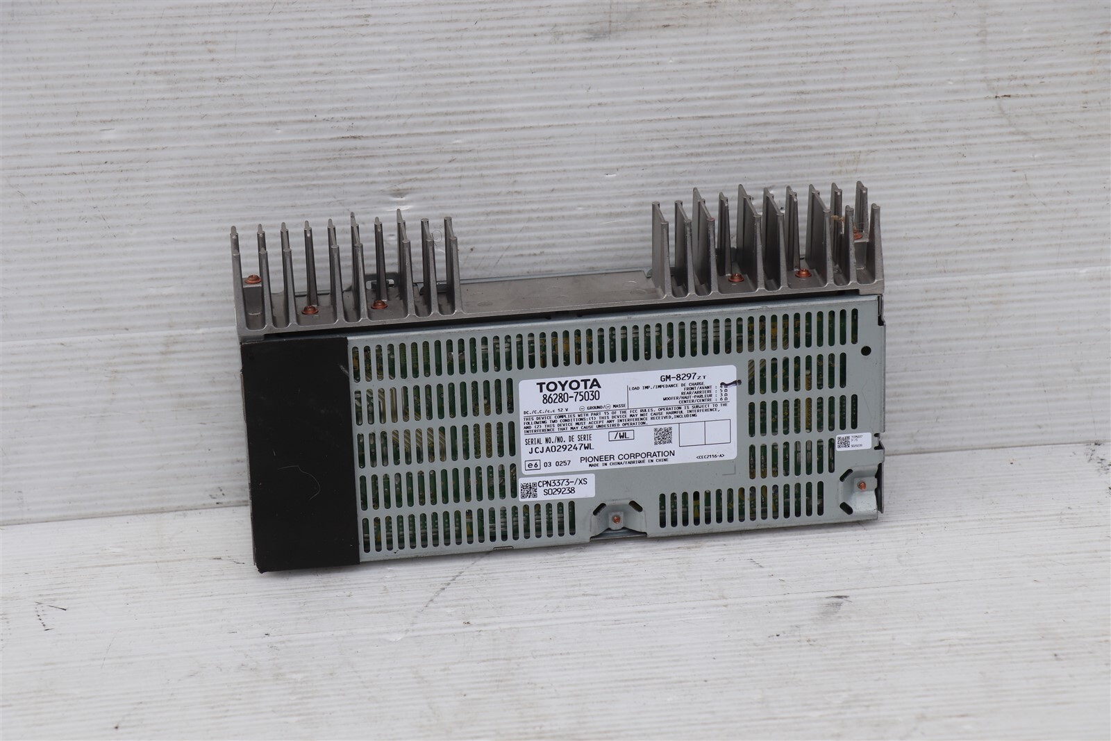 レクサス パイオニア 純正 オーディオ アンプ 86280-75030 Lexus Toyota Stereo Audio Radio PIONEER Amplifier Amp 86280