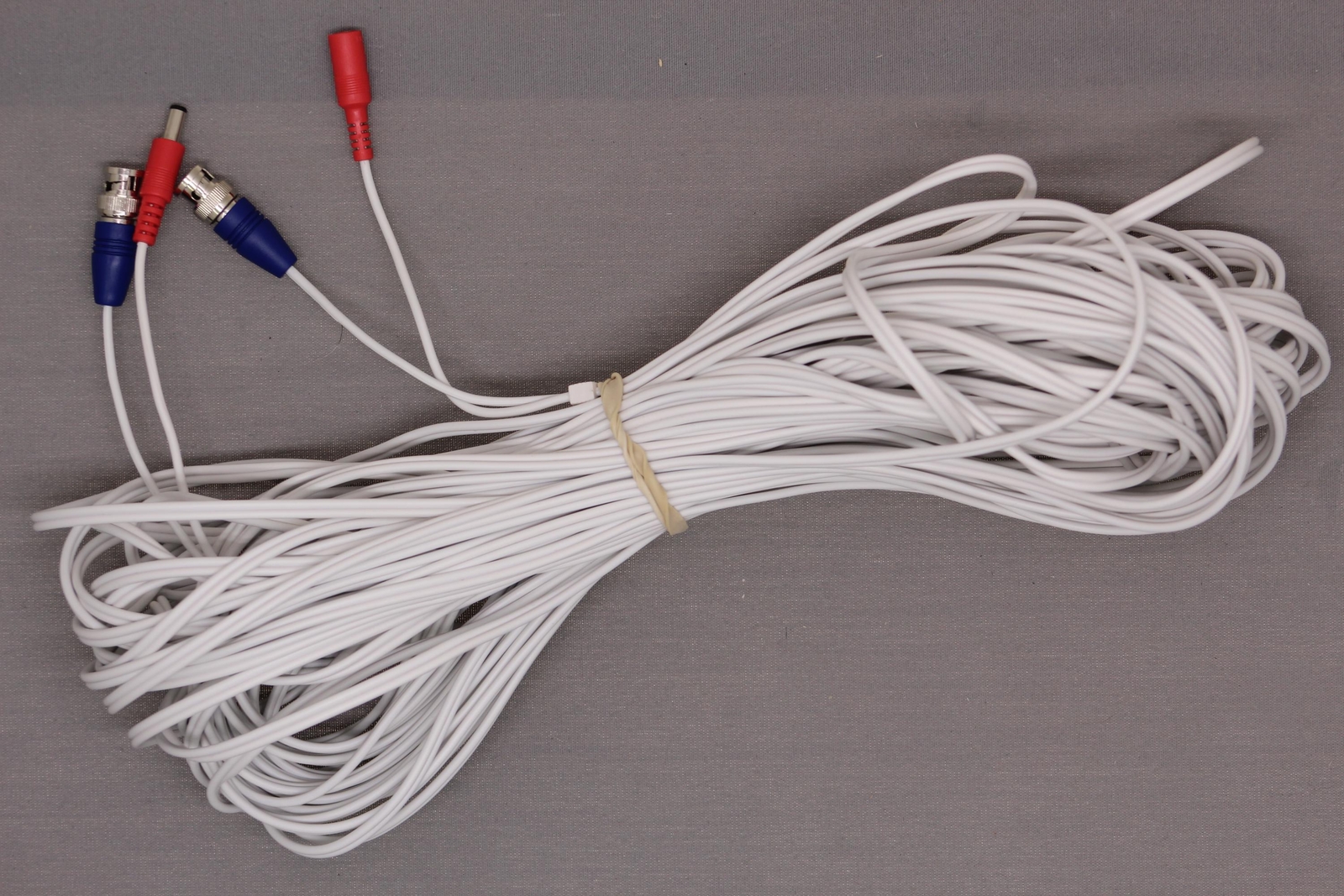 new Onn BNC Camera to Monitoring System Security Power Cable White 100 Feet