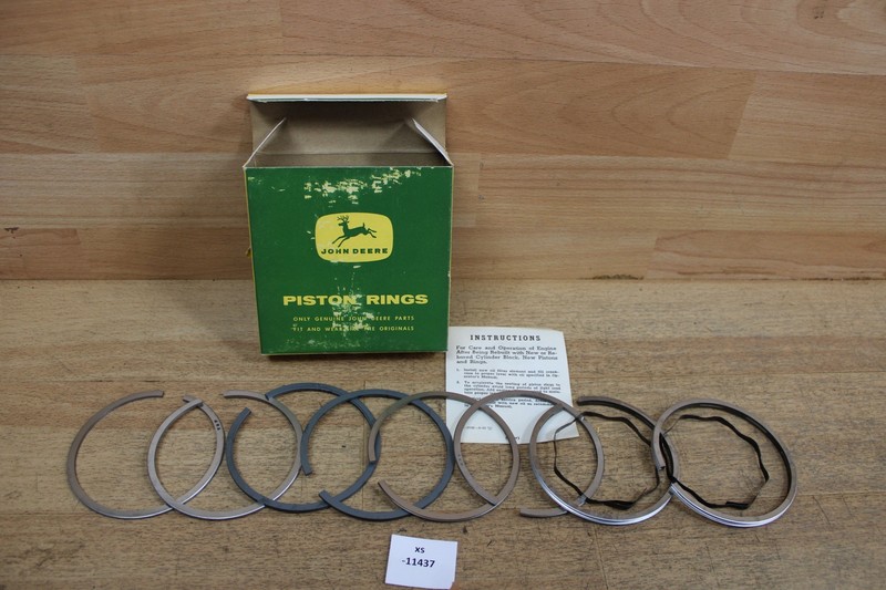 John Deere At14702 Piston Ring Set Nos Neu Genuine Xs11437