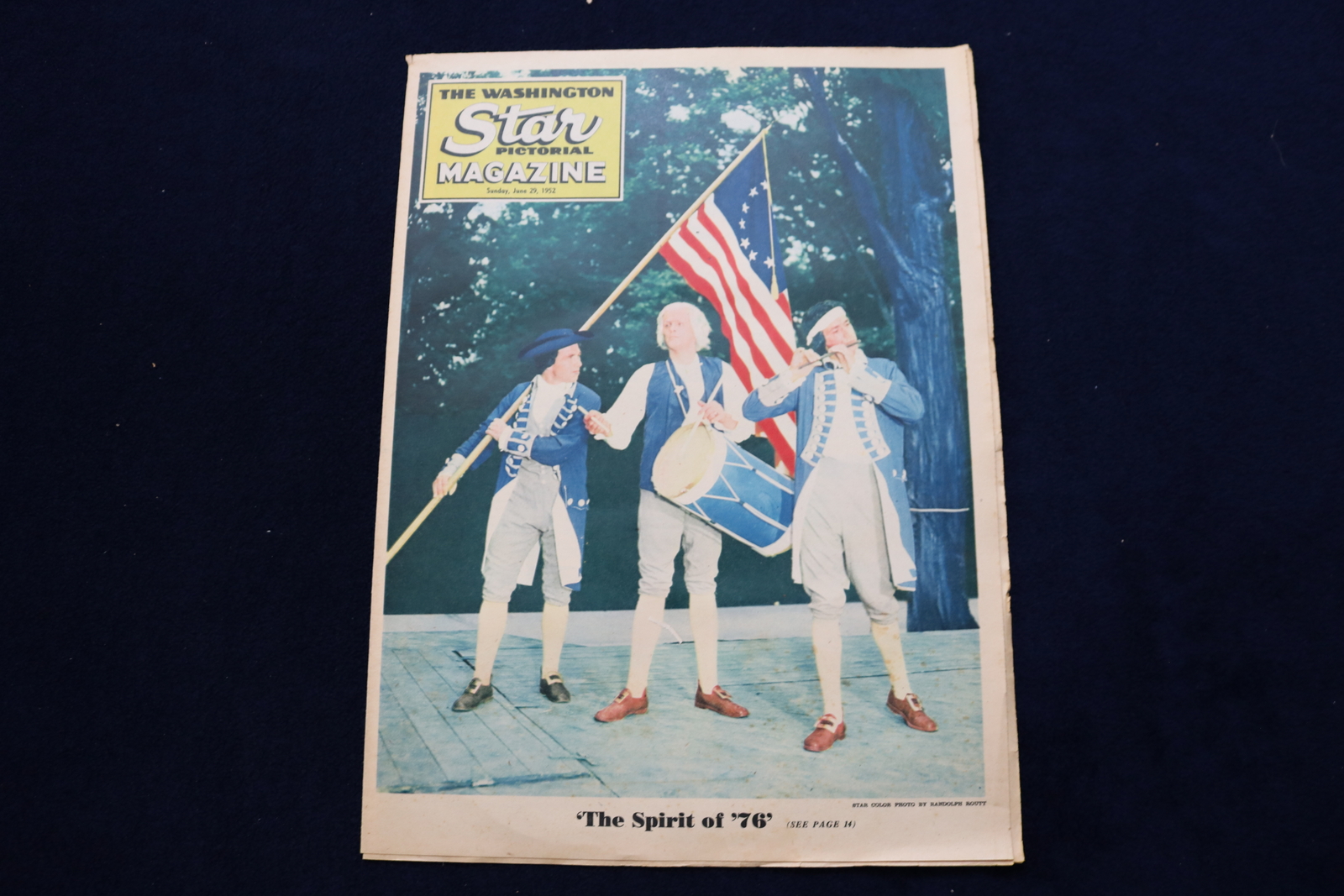 1952 JUNE 29 WASHINGTON STAR PICTORIAL MAGAZINE - SPIRIT OF