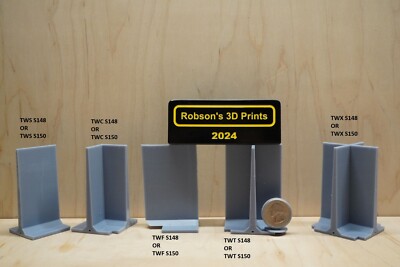 AGRICULTURE, MATERIAL STORAGE BUNKER T-WALL FOR DIORAMA, O(1/48) AND 1/50 SCALE