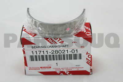 11/30-12/1 ありぽん様 117112802101 Genuine Toyota BEARING, CRANKSHAFT 11711-28021