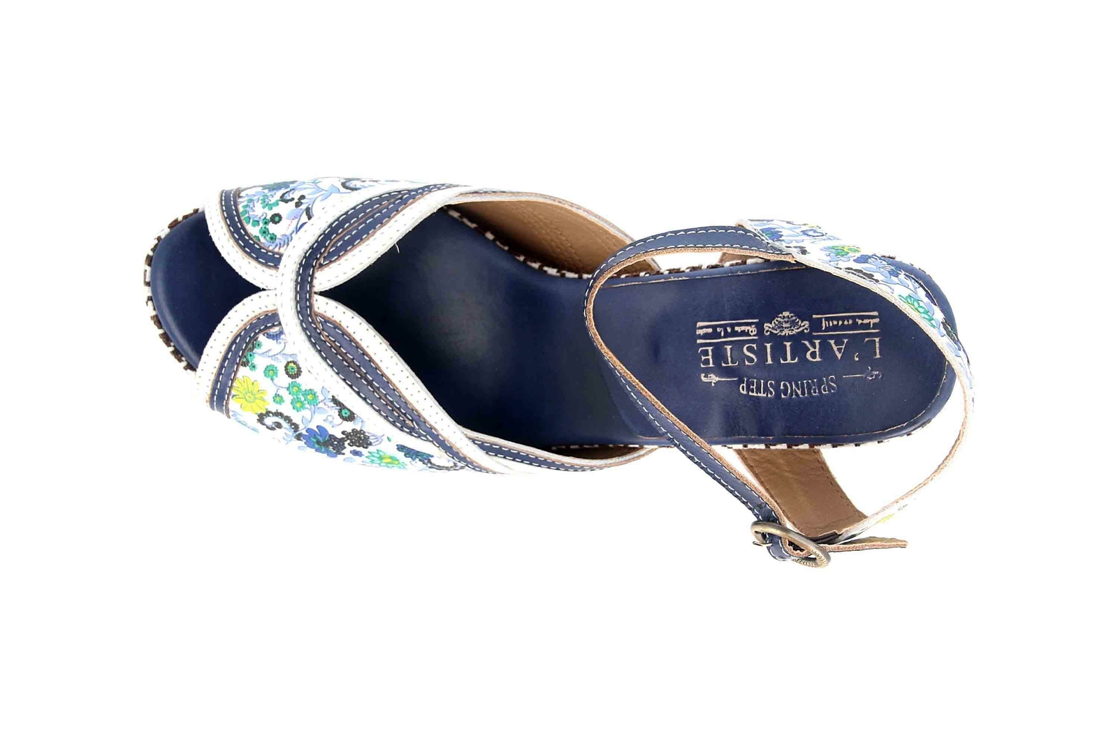 SPRING FOOTWEAR SPRING FOOTWEAR SANDALETTEN DOLLFACE-BLUM DAMENSCHUHE ÜBERGRÖSSEN MEHRFARBIG