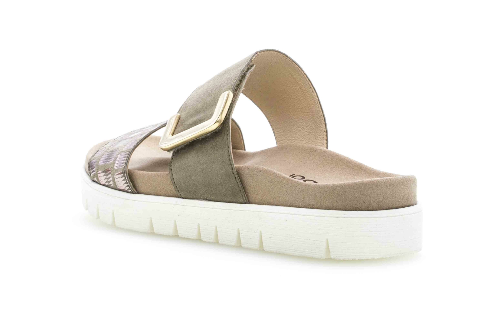 GABOR GABOR PANTOLETTEN JOLLYS DAMENSCHUHE ÜBERGRÖSSEN GRAU