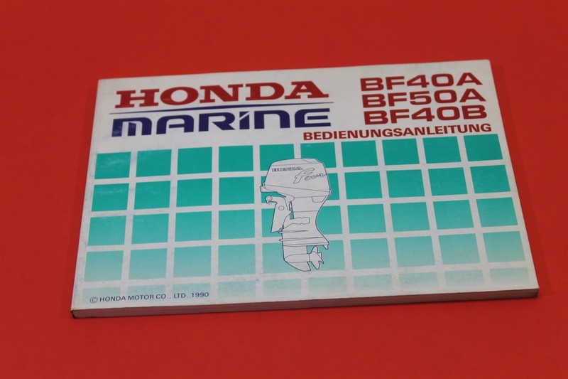 OEM HONDA MARINE OPERATION MANUAL IN GERMAN FOR BF40A BF50A BF40B