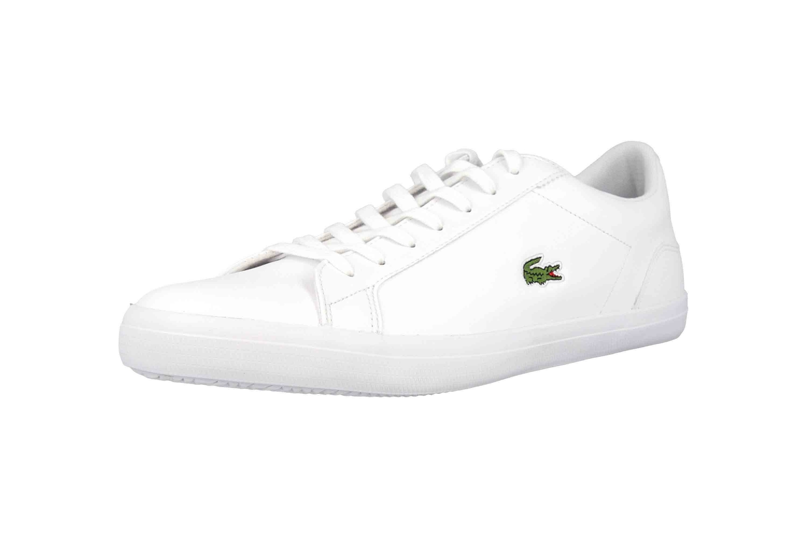 LACOSTE LACOSTE SNEAKER LEROND BL 1 CAM HERRENSCHUHE ÜBERGRÖSSEN WEISS