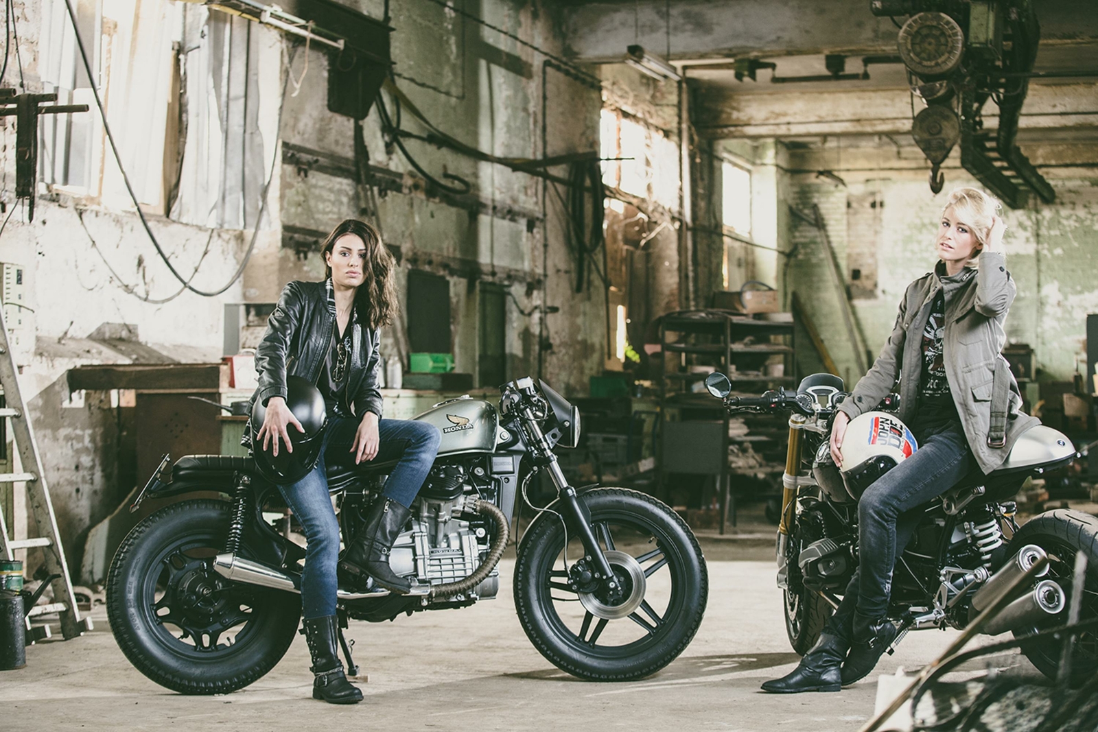 JOHN DOE JOHN DOE MOTORRAD HOSE PANTS BETTY HIGH JEANS BLACK