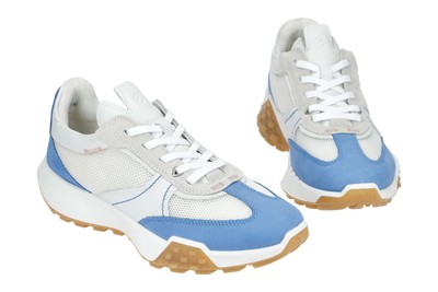 ECCO ECCO SCHUHE RETRO SNEAKER BLAU DAMENSCHUHE 21170360370 NEU