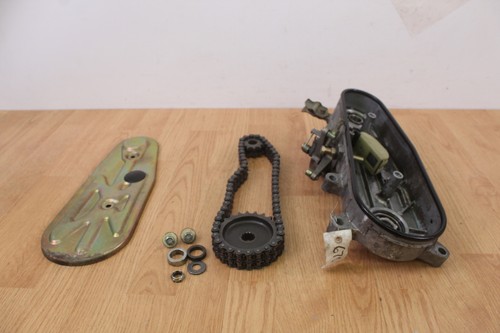 ヤマハ 旧車 ET340T Enticer 340T　①　ギアボックス　チェーンケース　廃盤品　エンタイサー　ET 1984 YAMAHA ET 340 ENTICER Chain Case With Cover & Sprockets
