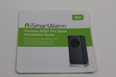 iSmartAlarm iCamera KEEP Pro 1080P HD Home Security Camera | Wi-Fi Motion