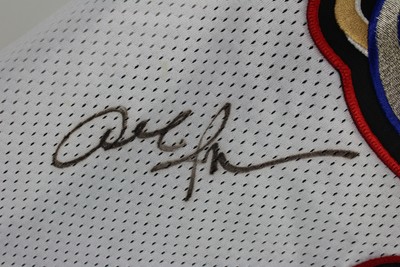 76ers Allen Iverson Signed GU 1997-98 Champion Size 42 Home Jersey BAS #D84676