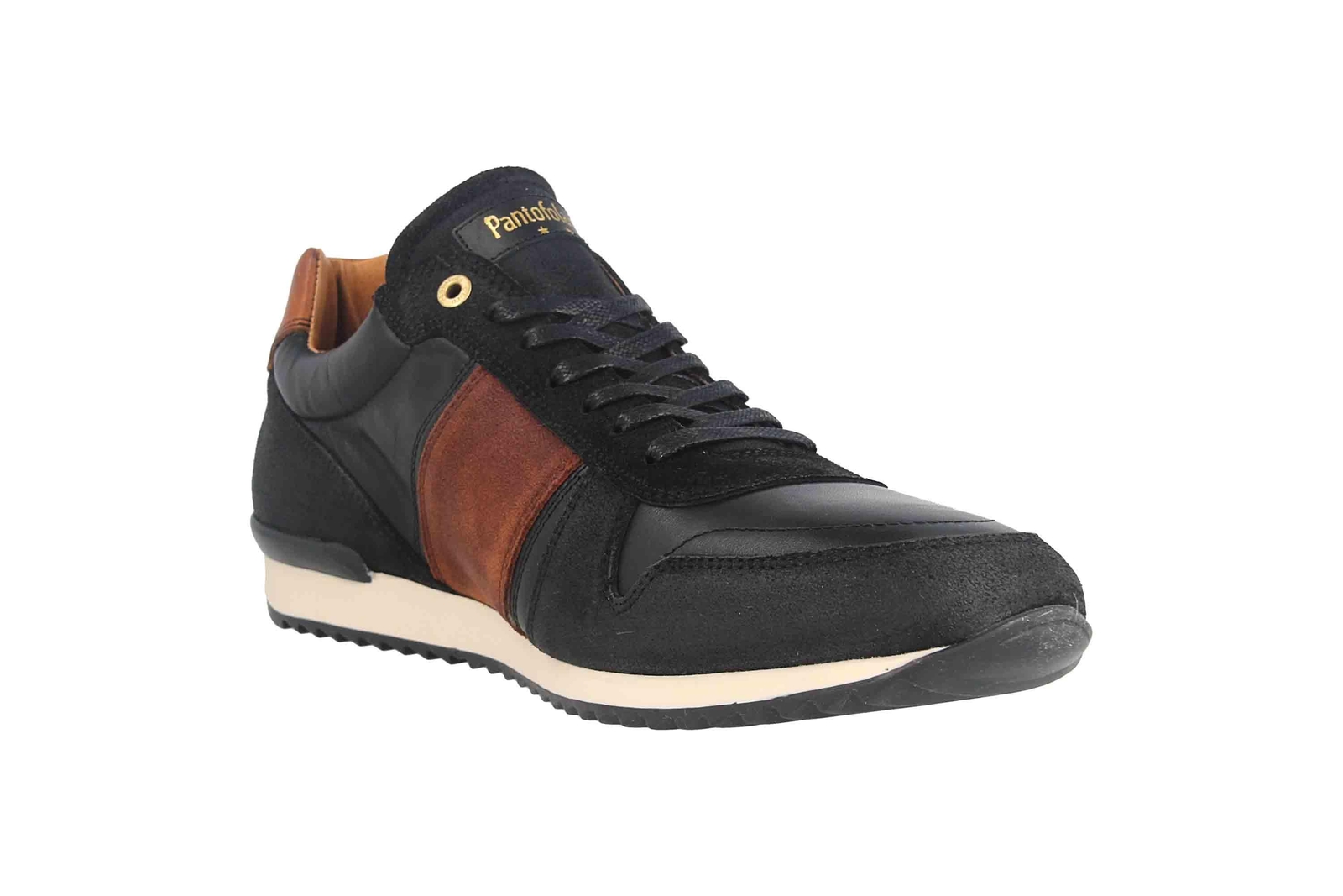 PANTOFOLA D'ORO PANTOFOLA D'ORO SNEAKER UMITO UOMO LOW XL HERRENSCHUHE ÜBERGRÖSSEN SCHWARZ