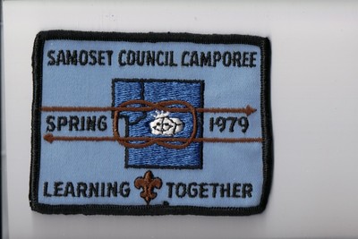 1979 Samoset Council Spring Camporee Learning Together patch