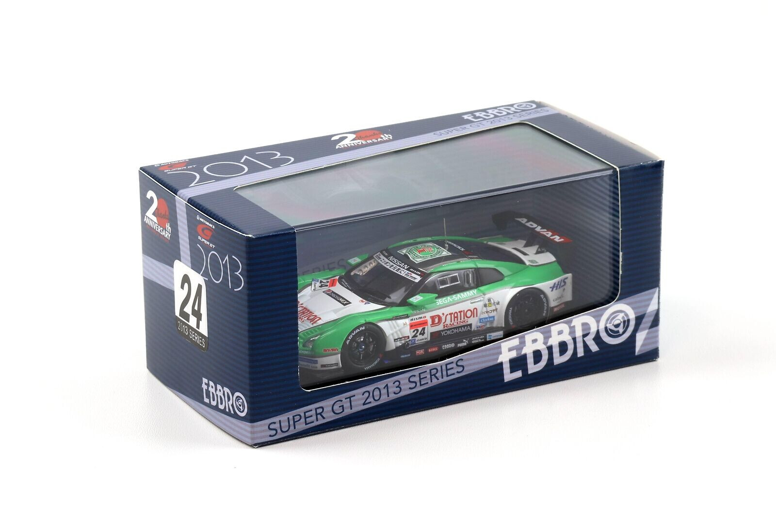 NISSAN #24 GT500 SUPER GT-R ADVAN 2013 YASUDA EBBRO 44966 1