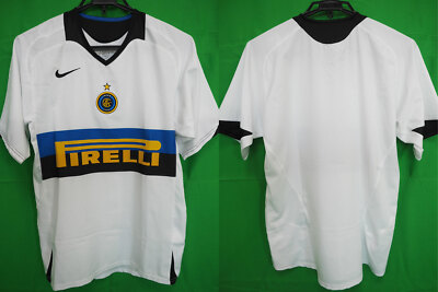 ウェア 05-06s NIKE INTER MILAN AWAY GAME SHIRTS 2005-2006 Inter Milan Internazionale Football Jersey Shirt
