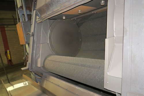 Wheelabrator Rubber Belt Tumblast 7 Super Includes Loader, Unloader