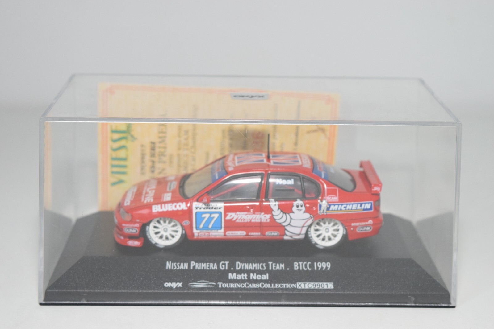 自動車 ONYX 1/43 Nissan Primera GT BTCC 1999 B6 1:43 ONYX SPEED XTC99012 NISSAN PREMIÈRE GT DYNAMICS TEAM