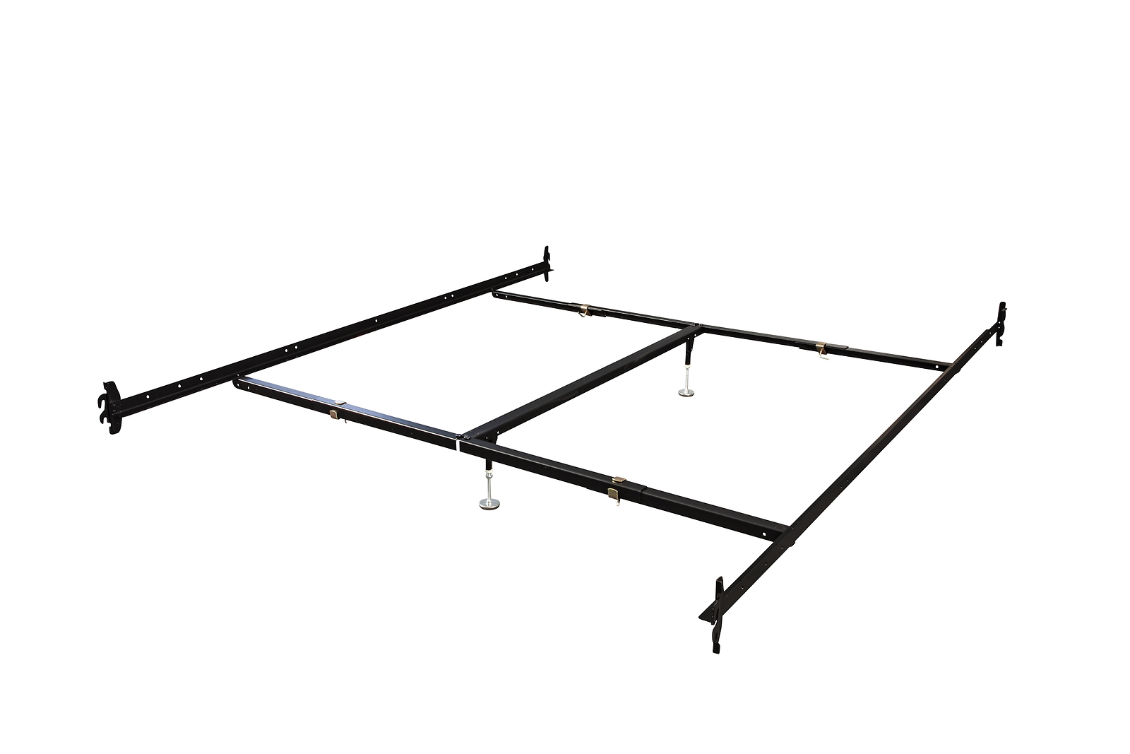 Hook On Bed Rails California King with center support and 2 Glides