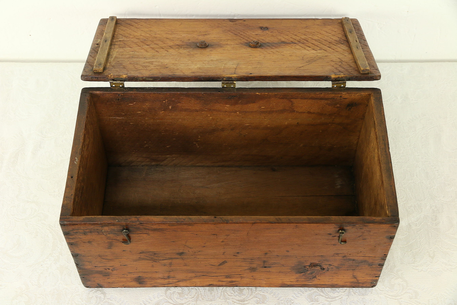 Country Pine Antique 1870 Document, Letter or Keepsake Box #30515