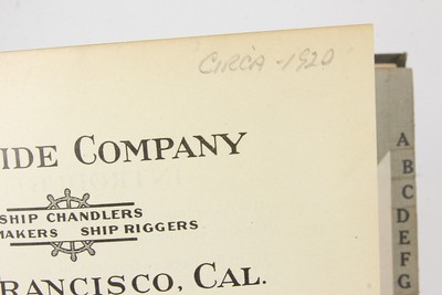 Haviside Company Catalog Ship Chandlers Sail Maker Ship Riggers 1920s HC Book