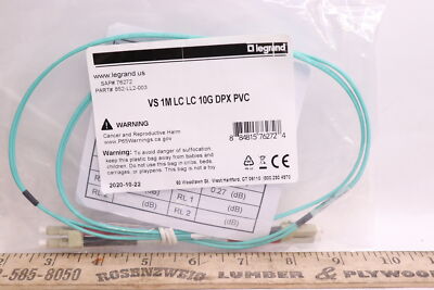 Legrand Patch Cord Fiber Optic 50 Micron LC/LC 852-LL2-003