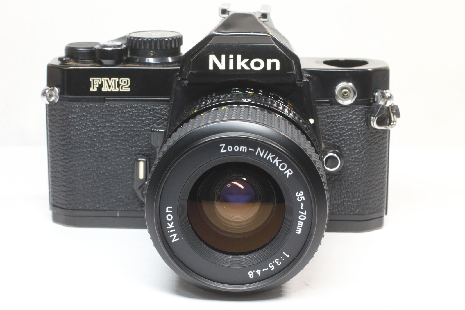 AS IS Nikon New FM2 FM2N Film Camera + Zoom-Nikkor 35-70mm F