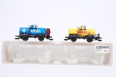 Fleischmann H0 82 5430 Güterwagen Kesselwagenset 2-teilig Aral,Shell DB
