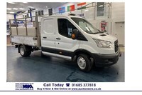 2016 - 66 - FORD TRANSIT T350 2.2TDCI 125PS 3 SEAT DOUBLE CAB CAGED DROPSIDE