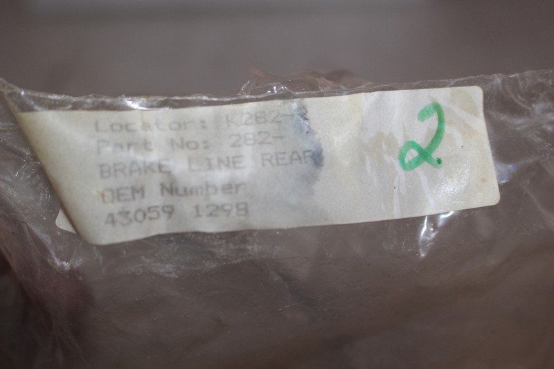 1985-1987 KAWASAKI NINJA ZX600 REAR BRAKE LINE HOSE (TOB205