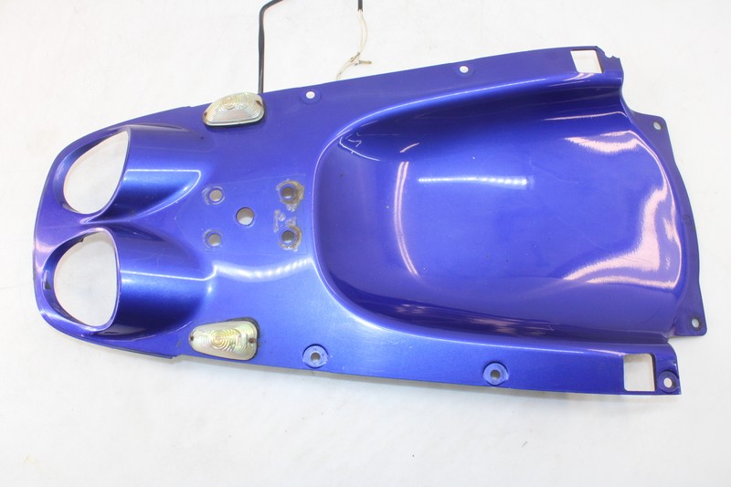 01-02 YZF R6 REAR BACK UNDER TAIL UNDERTAIL FAIRING PLASTIC BLUE