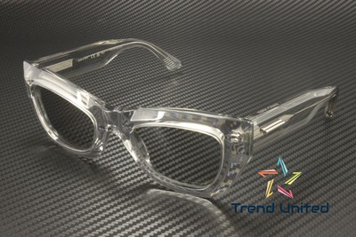 Pre-owned Bottega Veneta Bv1251s 003 Cat Eye Recycled Acetate Grey 52mm Women's Sunglasses In Gray