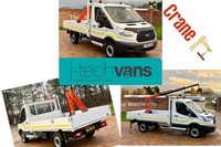 2016 Ford Transit 2.2 TDCi 125ps Pick Up Truck / Dropside ***4 Metre Reach Crane