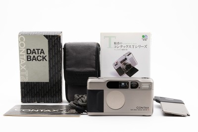[Top MINT w/Case] Contax T2 Date Titan Silver Point & Shoot Film Camera From JP