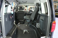 VW Caddy Transfer from wheelchair to drive car, remote open, 6 way power seat
