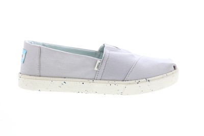 

Toms Classic 10015266 Мужские серые холщовые кроссовки без шнурков Lifestyle 9.5, Серый, Toms Classic
