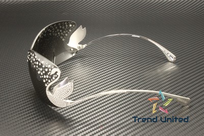 Pre-owned Swarovski Sk7020 400187 Silver Dark Grey 34 Mm Women's Sunglasses In Gray