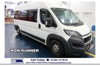 2015 - 65 - PEUGEOT BOXER 435 2.2HDI 130PS 7 SEAT DISABLED MINIBUS *NON RUNNER*