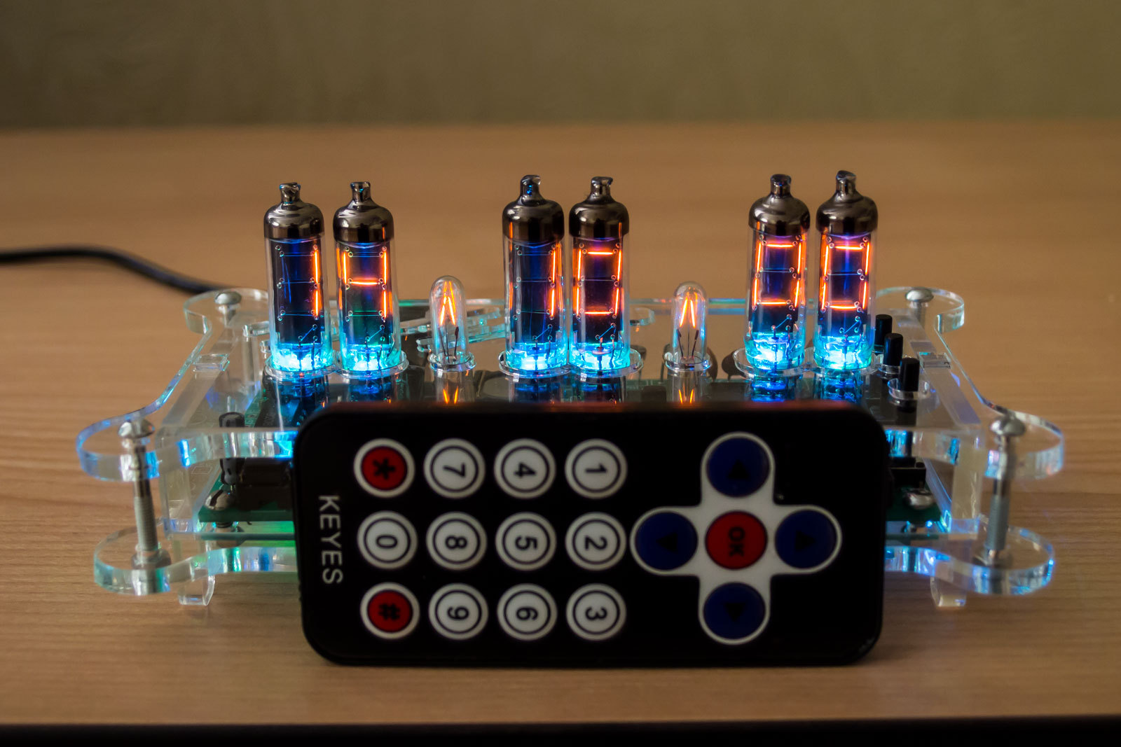 Rgb nixie clock. Nixie clock power supply.