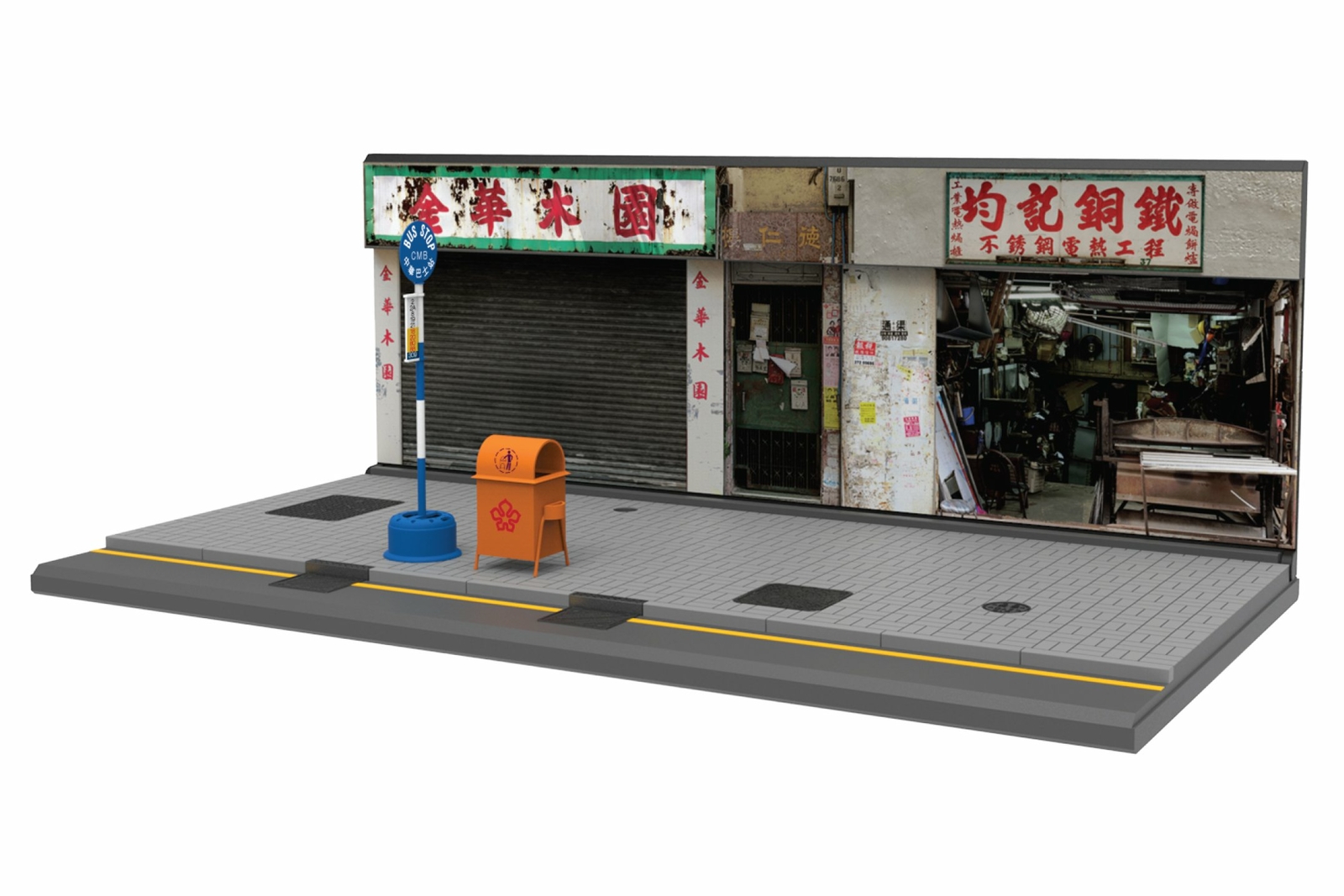 TINY 香港ストリートジオラマ Bd7 / HK Old Tenements TINY 香港