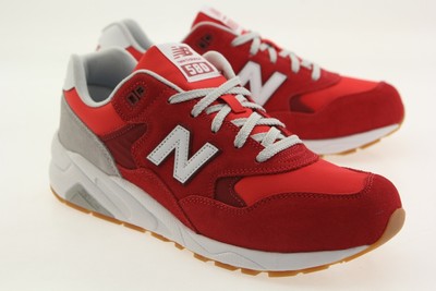 Pre Owned New Balance Balance Men 580 Elite Edition Revlite Mrt580mb Red Scarlet Sage Light Grey M Modesens