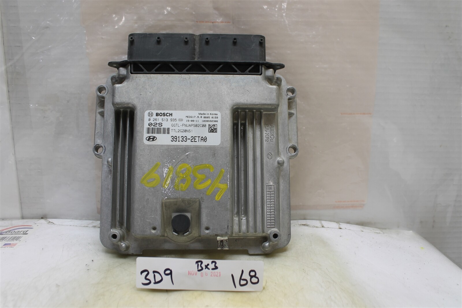 確認*ᴗˬᴗ)⁾⁾⁾画像3枚 391332ETA0 Hyundai Tucson 2016-2018 Engine Control Unit ECU