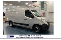 2016 Vauxhall MOVANO R4500 L3H3 CDTI DR R4500 L3H3 2.3CDTI 125PS 4.5 TON RWD LWB