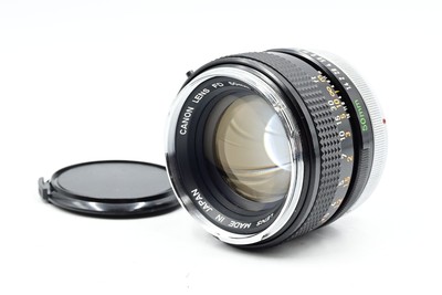 Canon FD 50mm f1.4 BL Lens #965