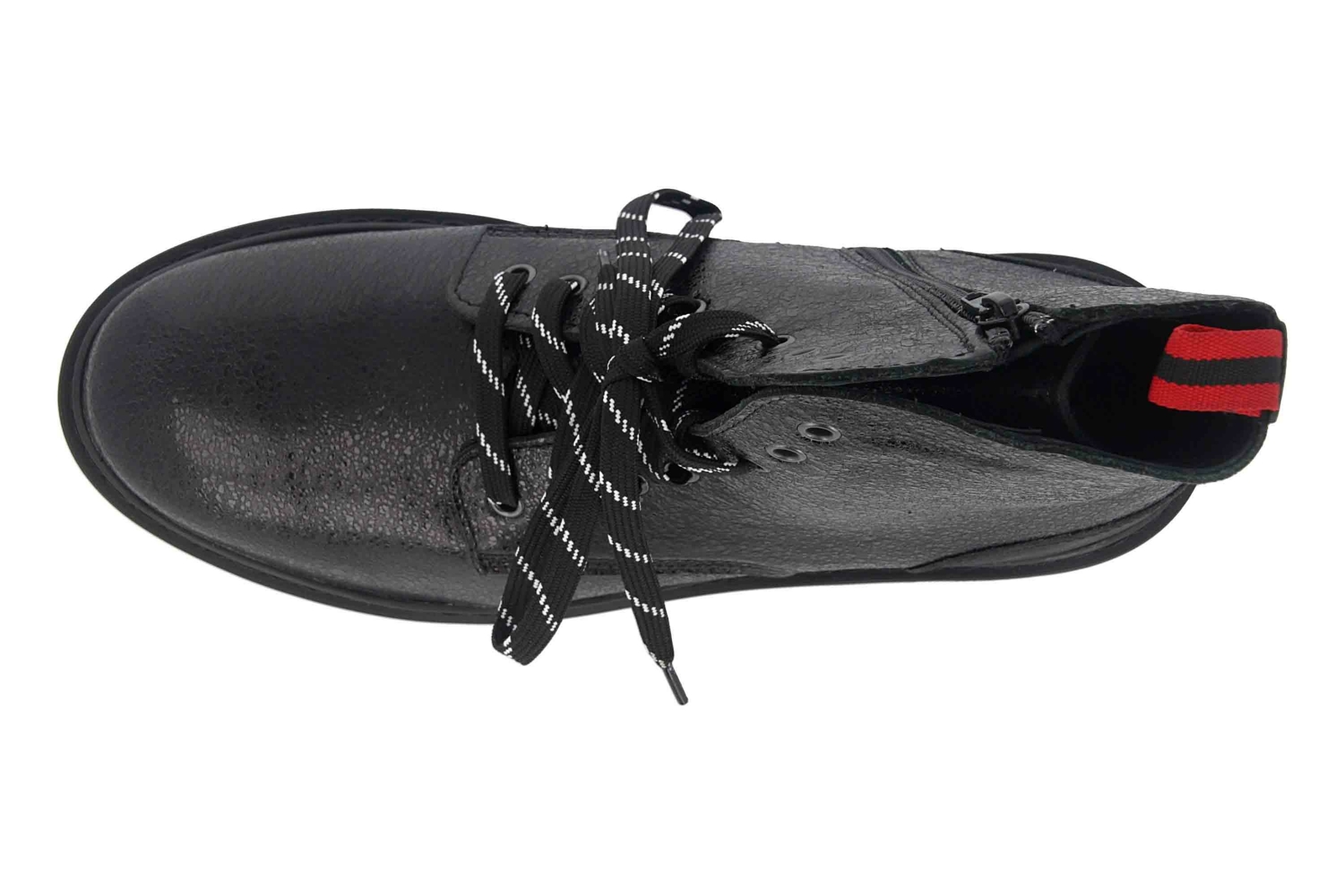 MANITU MANITU STIEFELETTEN 962044-1 DAMENSCHUHE ÜBERGRÖSSEN SCHWARZ