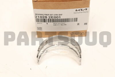 返品用 BEARING PAIR SET-CRK/SHF CTR 2102027908 | Hyundai / KIA