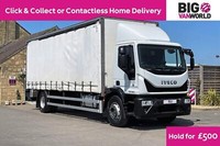 2018 Iveco Eurocargo 180E25S 4X2 18TON HGV 25FT5 CURTAINSIDE TRUCK Diesel white 