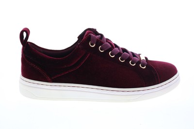 

Earth Zag Velvet Женские бордовые парусиновые кроссовки Lifestyle Обувь, Burgundy, Earth Zag Velvet Sneaker