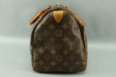 Louis Vuitton Ladies Brown Monogram Speedy 30 Tote Handbag -Free Shipping!
